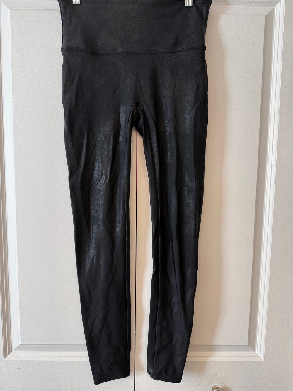 SPANX Black Shimmery Leggings
